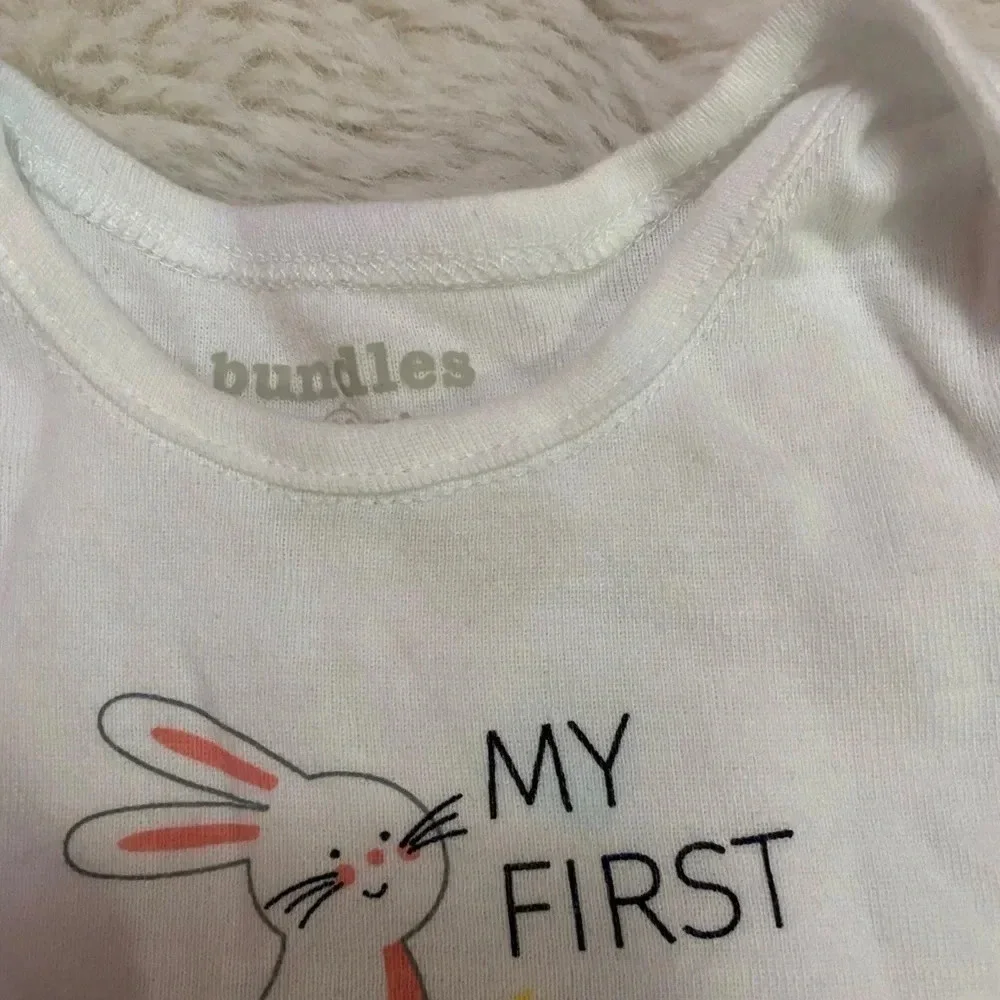 Gender Neutral baby clothes 3-6 months Easter bundle